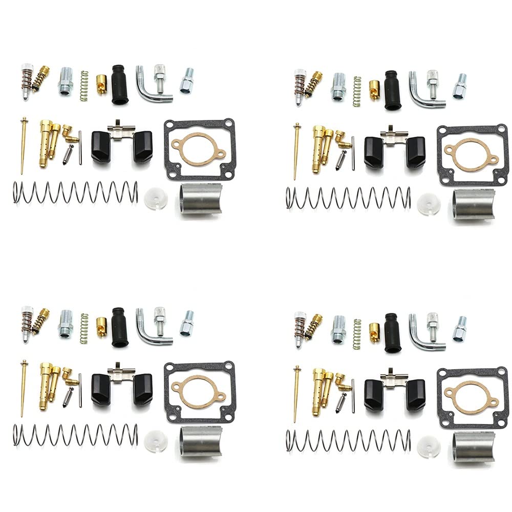 Motorrad-Vergaser-Reparatursatz für Dellorto PHBG DS Racing, 17 mm, 19 mm, Schwimmernadel, Sitzdichtung, Ersatzteile, 4 Stück Motorrad-Vergaser-Reparatursatz für Dellorto PHBG DS Racing, 17 mm, 19 mm, Schwimmernadel, Sitzdichtung, Ersatzteile, 4 Stück von PTKPLGMFVF