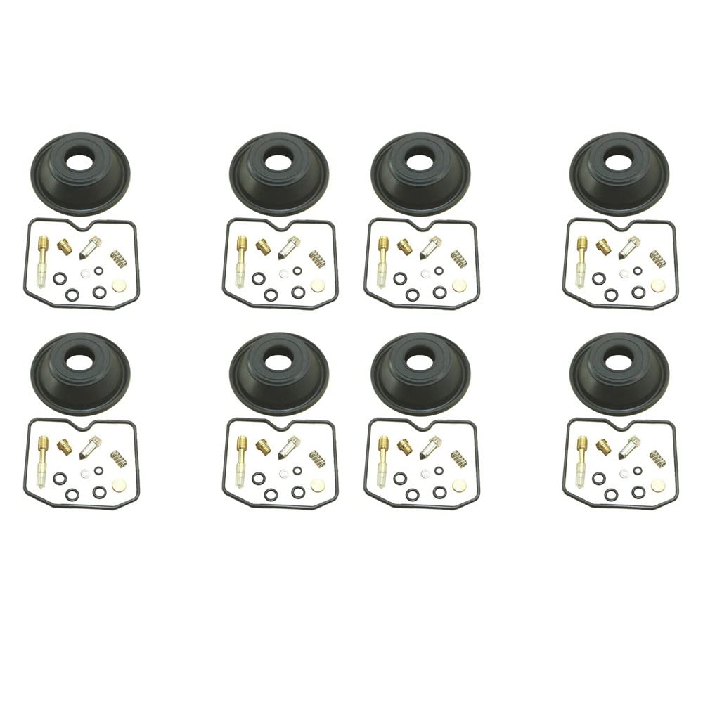 Motorrad-Vergaser-Reparatursatz für Suzuki GSF600S Bandit 1996–2003 GSF600 GSF 600 S schwimmende Nadeldichtung, Luftschraubenmembran (2 Set) von PTKPLGMFVF