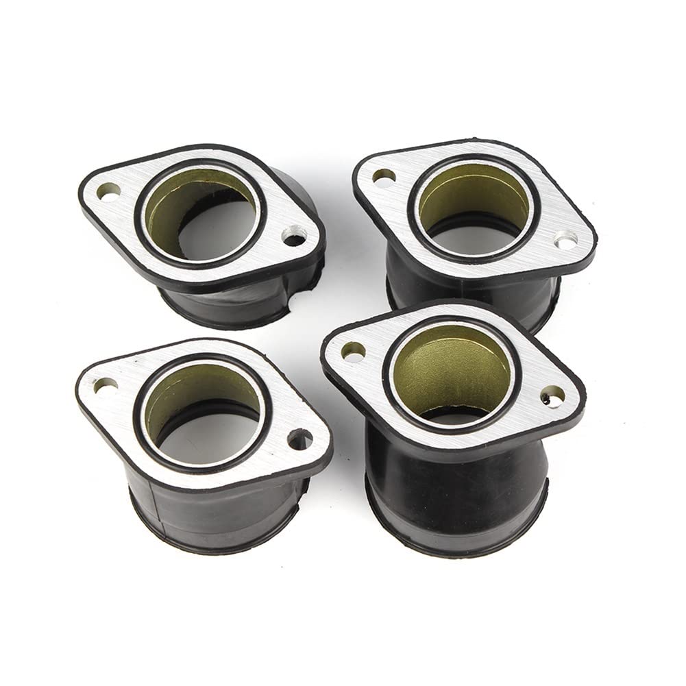 Motorrad-Vergaser-Schnittstellen-Ansaugkrümmer-Adapter-Gelenk-Set für ZR750, ZR-7S, ZR750, ZR-7, Z750, GT750, 4 Stück Motorrad-Vergaser-Schnittstellen-Ansaugkrümmer-Adapter-Gelenk-Set für ZR750, ZR-7S, ZR750, ZR-7, Z750, GT750, 4 Stück von PTKPLGMFVF
