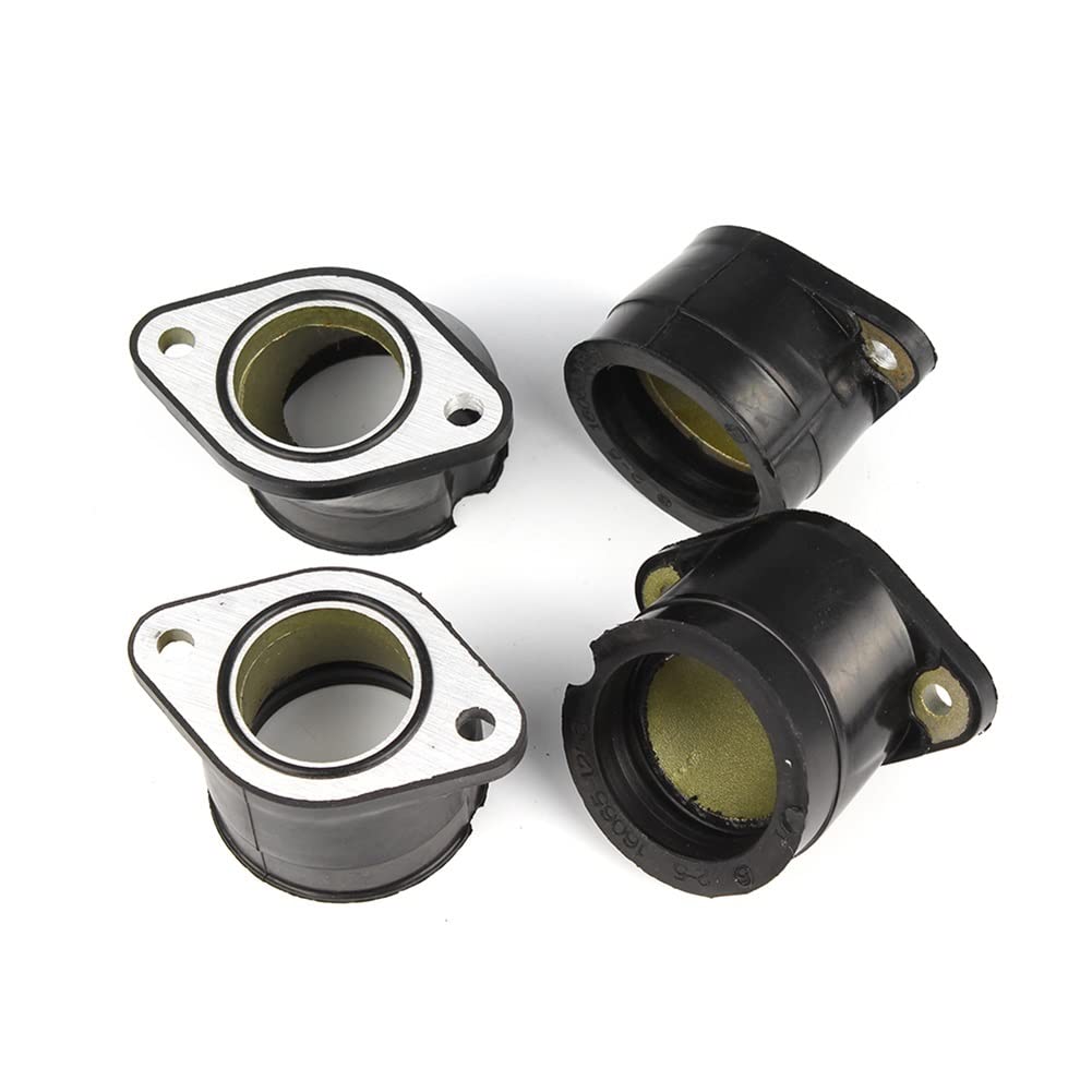 Motorrad-Vergaser-Schnittstellen-Ansaugkrümmer-Adapter-Gelenk-Set für ZR750, ZR-7S, ZR750, ZR-7, Z750, GT750, 4 Stück Motorrad-Vergaser-Schnittstellen-Ansaugkrümmer-Adapter-Gelenk-Set für ZR750, ZR-7S, ZR750, ZR-7, Z750, GT750, 4 Stück von PTKPLGMFVF