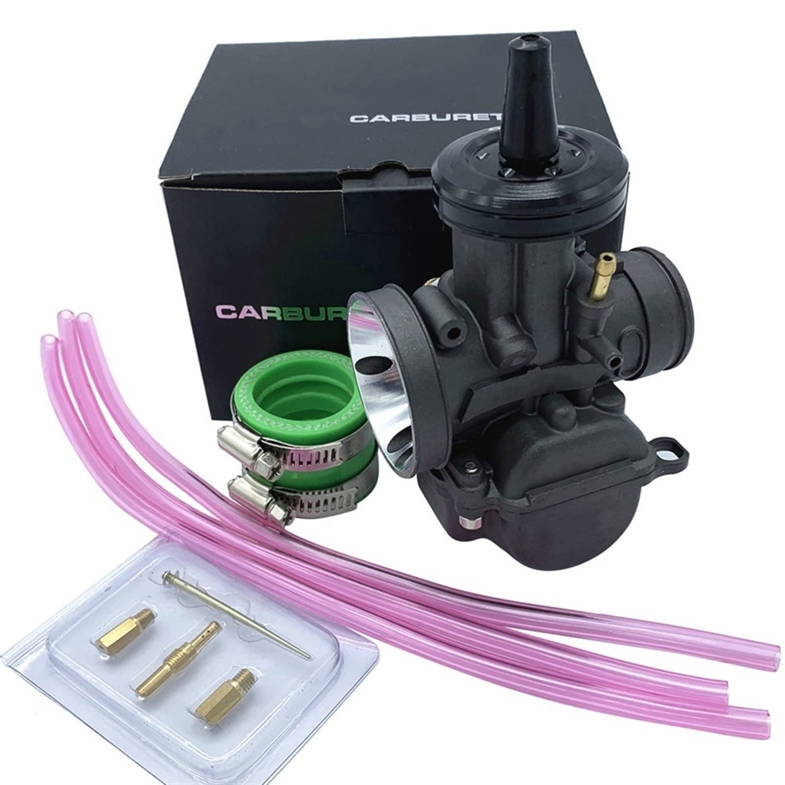 Motorrad- und Motorrad-Vergaser-Motorsysteme für Vergaser mit Power Jet Pwk CPO PEO CARB N PWK 24 26 28 30 mm (24 mm) von PTKPLGMFVF