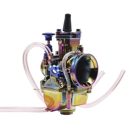 Universeller mehrfarbiger Motorradvergaser für 21, 24, 26, 28, 30, 32, 34 mm, Power-Jet, Dirt Bike, 4T, PWK Vergaser, 110 cc, 250 cc, 125 cc (21 mm) von PTKPLGMFVF