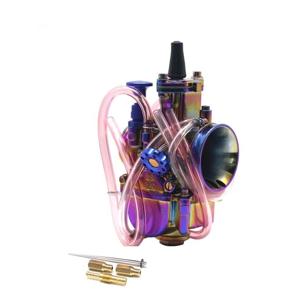 Universeller mehrfarbiger Motorradvergaser für 21, 24, 26, 28, 30, 32, 34 mm Power Jet Dirt Bike 4T PWK Vergaser 110 cc 250 cc 125 cc (32 mm) von PTKPLGMFVF
