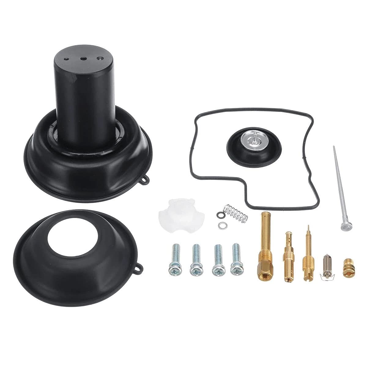 Vakuum-Membran-Kit, Vergaser, Membrankolben mit Nadel, Reparaturset, kompatibel mit Steed Shadow VLX 400 Vakuum-Membran-Kit, Vergaser, Membrankolben mit Nadel, Reparaturset, kompatibel mit Steed Shadow VLX 400 von PTKPLGMFVF