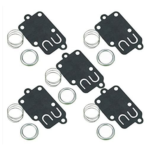 Vergaser-Membran-Set, kompatibel mit 270026 502 Messgeräten, Befestigung der Dichtung, Membran, 5 Stück Vergaser-Membran-Set, kompatibel mit 270026 502 Messgeräten, Befestigung der Dichtung, Membran, 5 Stück von PTKPLGMFVF