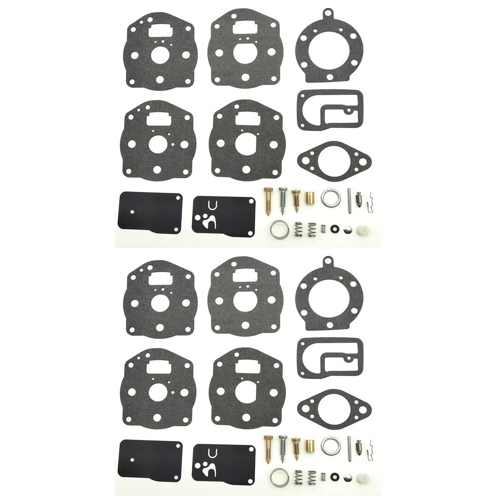 Vergaser-Reparatur-Set für Vergaser, Reparatur-Set für 394502, 491539, 694056, 402447, 402451, 402707, 422437, 422442, 422445(2SET) von PTKPLGMFVF