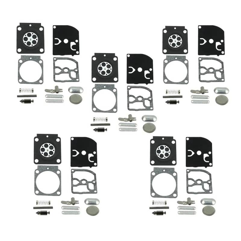 Vergaser-Reparaturdichtungssatz RB-100, kompatibel mit HS45, FS38, FS55, BG45, MM55, C1Q, Membran-Kettensägenschneider (10 Set) von PTKPLGMFVF