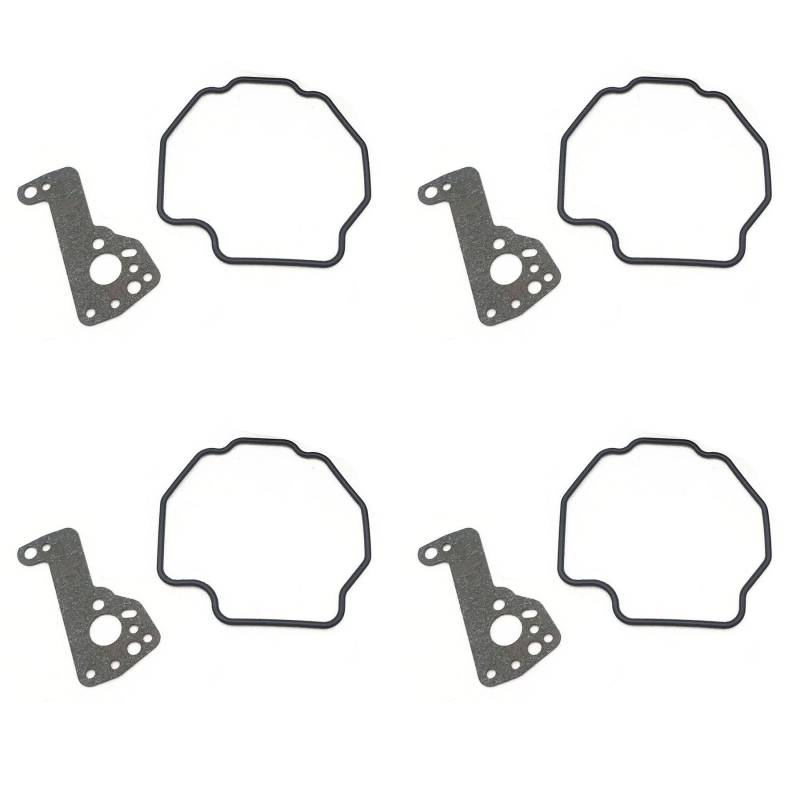Vergaser-Reparatursatz, Dichtung, kompatibel mit Virago XV400 XV535 Vmax1200 XVZ13 XVZ1300 XV 400 535 Vmax 1200 XVZ 13 1300 (4 Sets) von PTKPLGMFVF