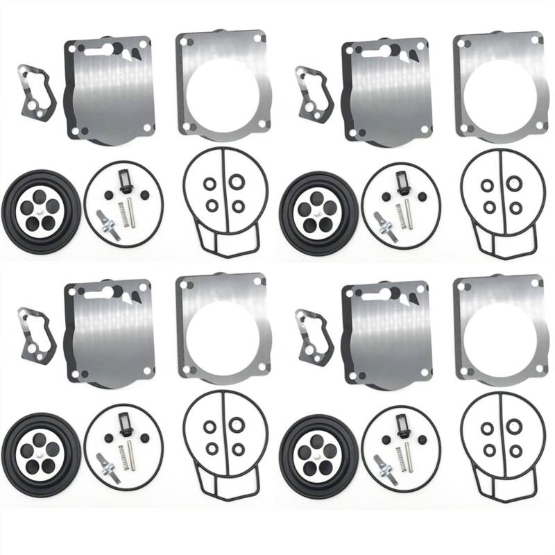 Vergaser-Reparatursatz, Dichtung für XP SP SPX SPX GTX GTS GS GSI Trimmer 1991–2005 (4 Set) von PTKPLGMFVF