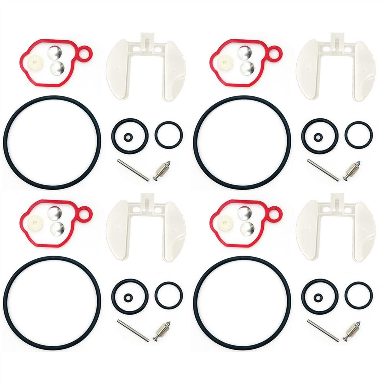 Vergaser-Reparatursatz, Ersatzteil für Briggs Stratton 799583 593261 08p502-0064-f1 08p502-0079-f1 (4 Set) von PTKPLGMFVF