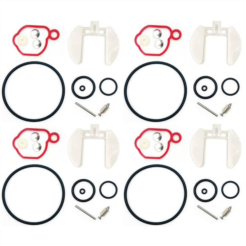 Vergaser-Reparatursatz, Ersatzteil für Briggs Stratton 799583 593261 08p502-0064-f1 08p502-0079-f1 (4 Set) von PTKPLGMFVF