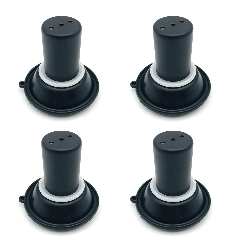 Vergaser-Reparatursatz, Ersatzteile, Drosselklappenmembran-Staubsauger, kompatibel mit CH250 1985–1988 CN250 1986–2008 (4 Set) von PTKPLGMFVF
