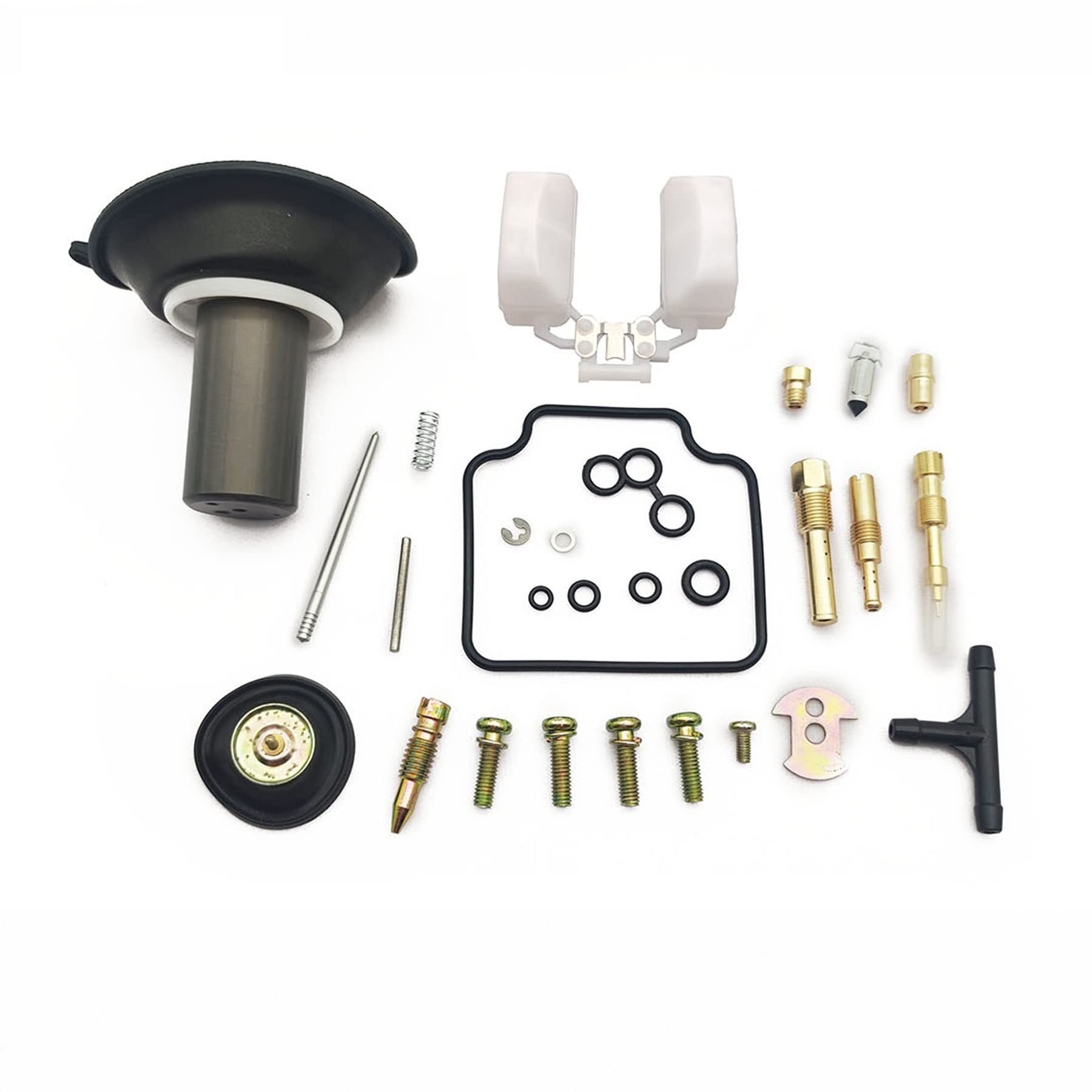 Vergaser-Reparatursatz, Kolben-Membran-Nadel-Ventildichtung, Luftschraube für GY6 125CC ATV Go Kart Scooter PD24J (1 Stück) von PTKPLGMFVF