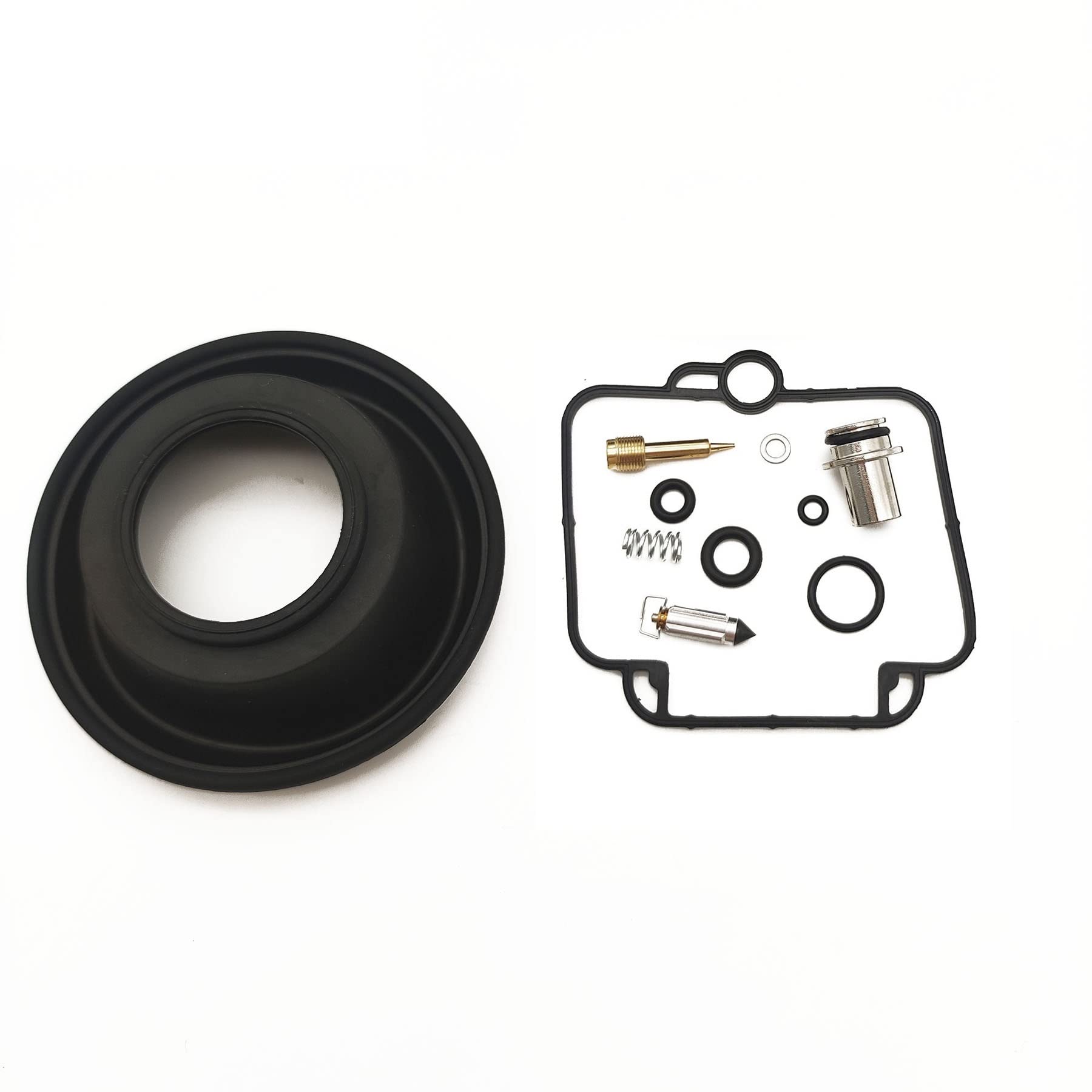 Vergaser-Reparatursatz, Konfigurieren Sie Vakuummembran-Schwimmnadel-Dichtungsteile für Suzuki GS500E 1994–2000 GS 500 E (1 Stück) von PTKPLGMFVF