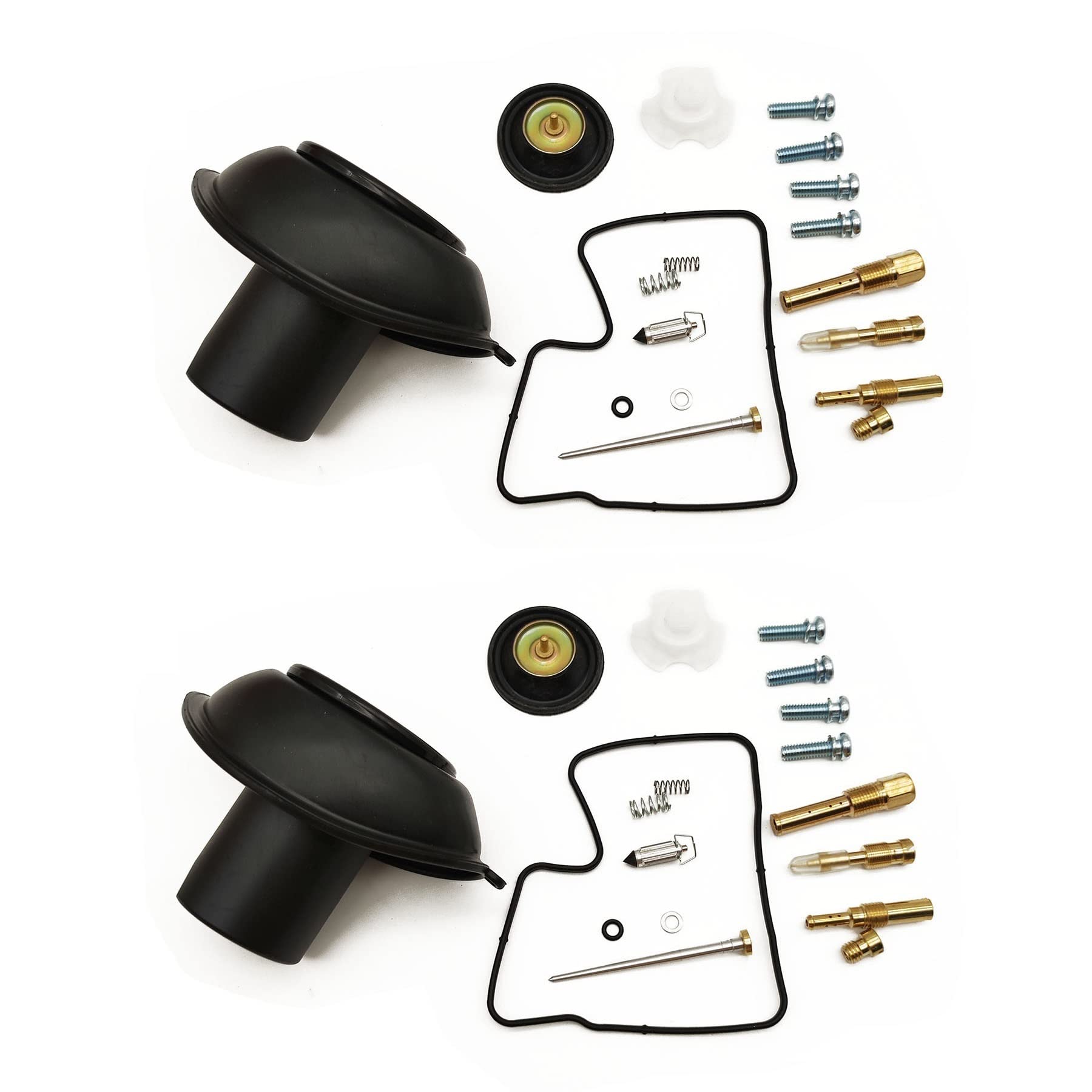 Vergaser-Reparatursatz, Membran-Vakuum, Kolben, Luftabschaltventil für Shadow VLX600, VT600C, VT600CD XL, 600 C, CD, 2 Sets Vergaser-Reparatursatz, Membran-Vakuum, Kolben, Luftabschaltventil für Shadow VLX600, VT600C, VT600CD XL, 600 C, CD, 2 Sets von PTKPLGMFVF