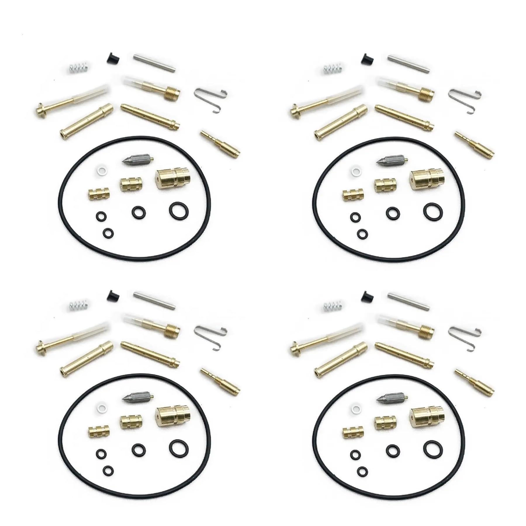 Vergaser-Reparatursatz, Nadelventildichtung, Luftschraube, kompatibel mit CB350 CL350 1968–1973, 4 Stück Vergaser-Reparatursatz, Nadelventildichtung, Luftschraube, kompatibel mit CB350 CL350 1968–1973, 4 Stück von PTKPLGMFVF