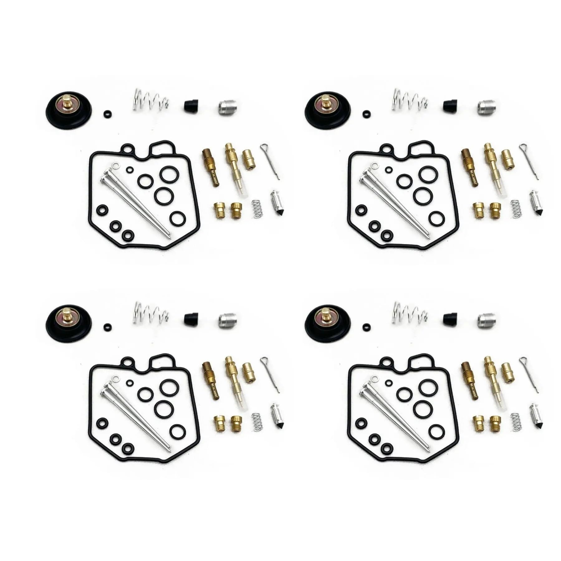 Vergaser-Reparatursatz, Nadelventildichtung, Luftschraube mit Schaum, kompatibel mit CB900C Custom CB900F CB1000C CB900 CB1000 C F (4 Sets D) von PTKPLGMFVF
