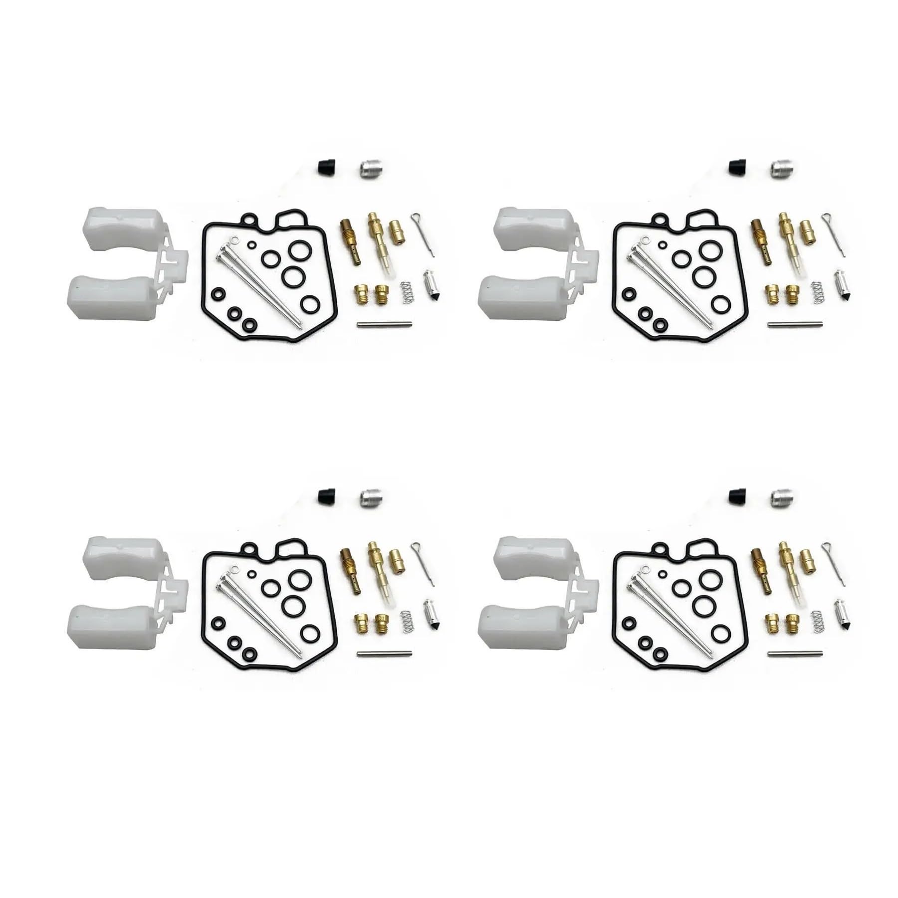 Vergaser-Reparatursatz, Nadelventildichtung, Luftschraube mit Schaum, kompatibel mit CB900C Custom CB900F CB1000C CB900 CB1000 C F (4 Sets E) von PTKPLGMFVF
