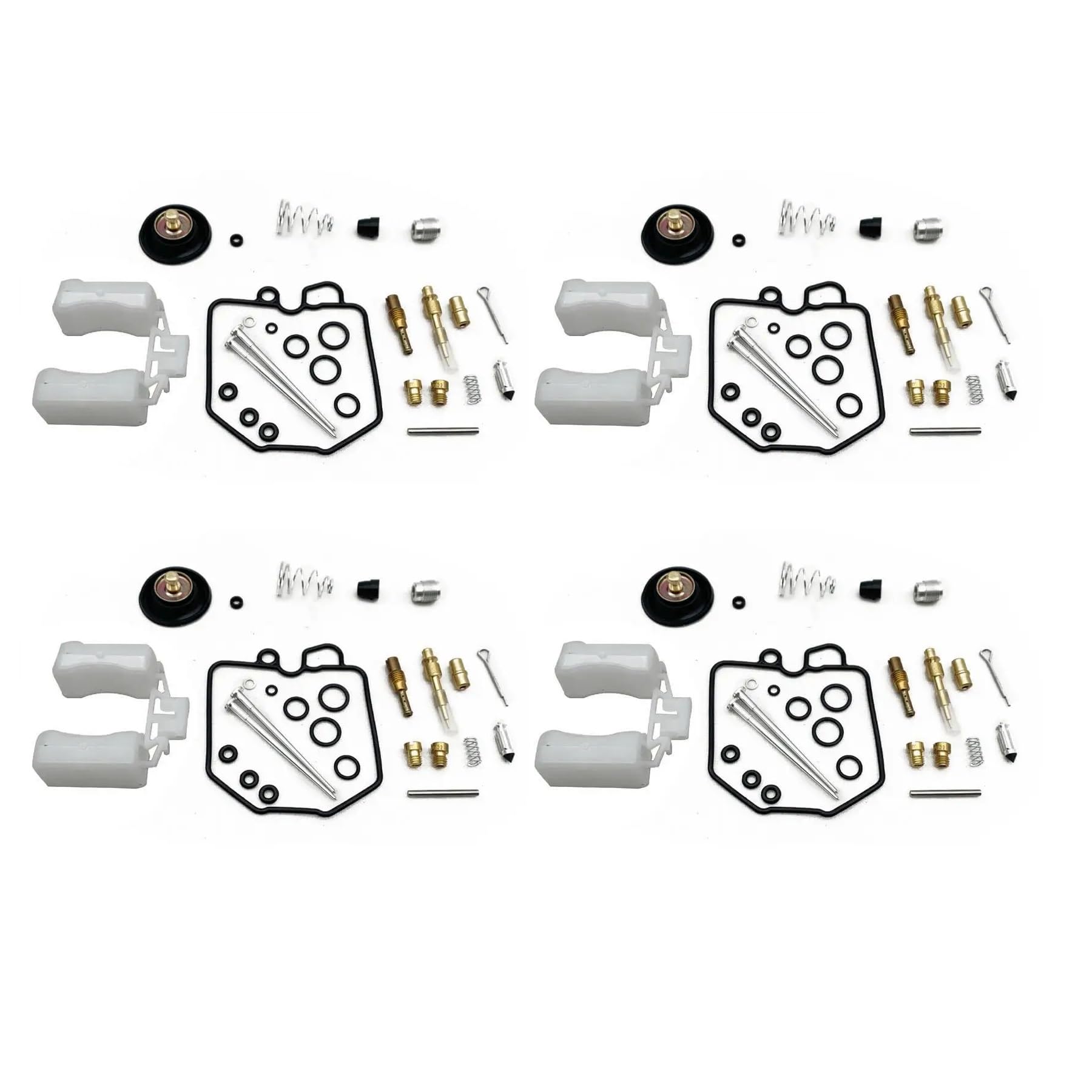 Vergaser-Reparatursatz, Nadelventildichtung, Luftschraube mit Schaum, kompatibel mit CB900C Custom CB900F CB1000C CB900 CB1000 C F (4 Sets F) von PTKPLGMFVF
