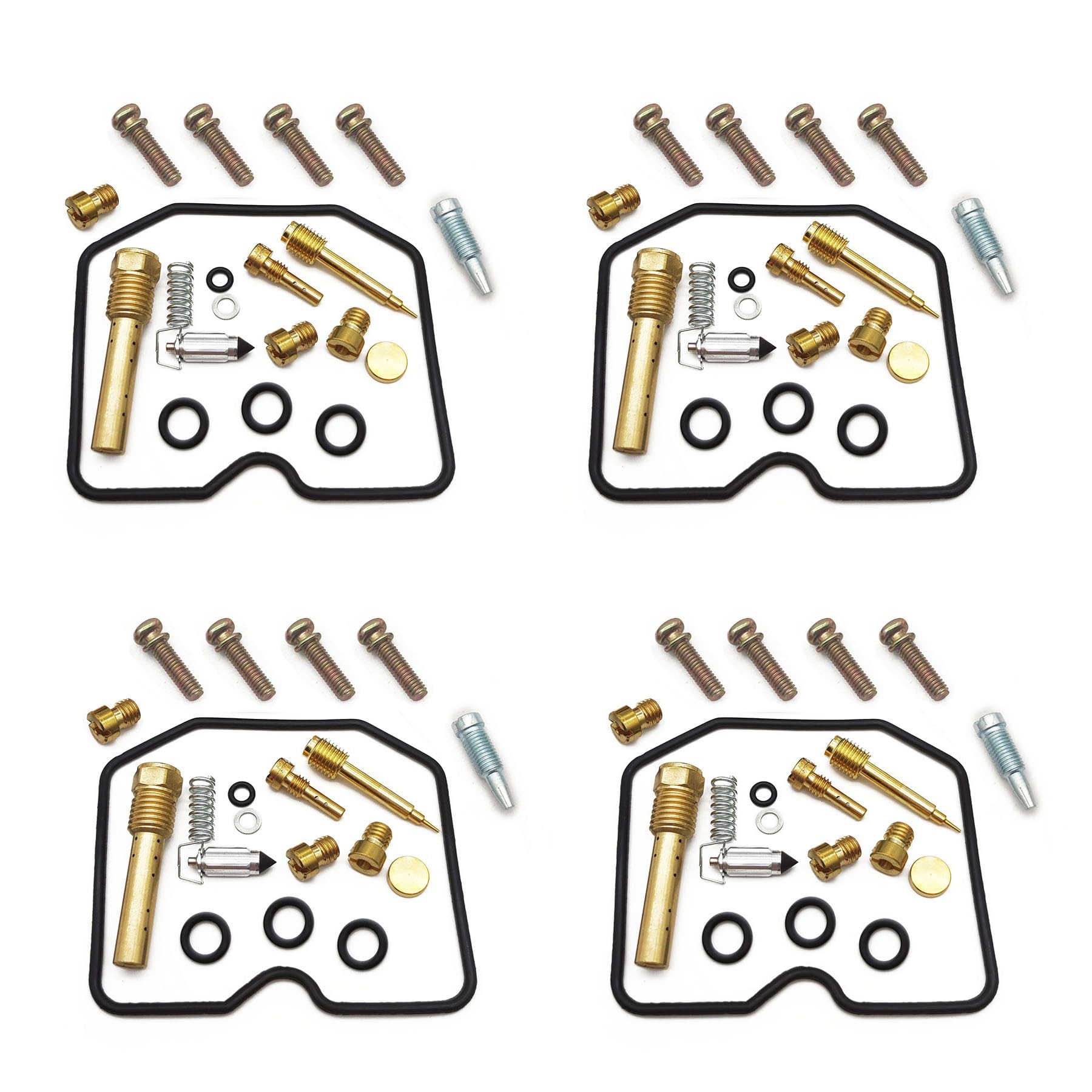 Vergaser-Reparatursatz, Nadelventildichtung, Luftschraube mit Vakuummembran, kompatibel mit GSF600S Bandit 1996–2003 GSF 600S 600 GSF600 S (Gold) von PTKPLGMFVF