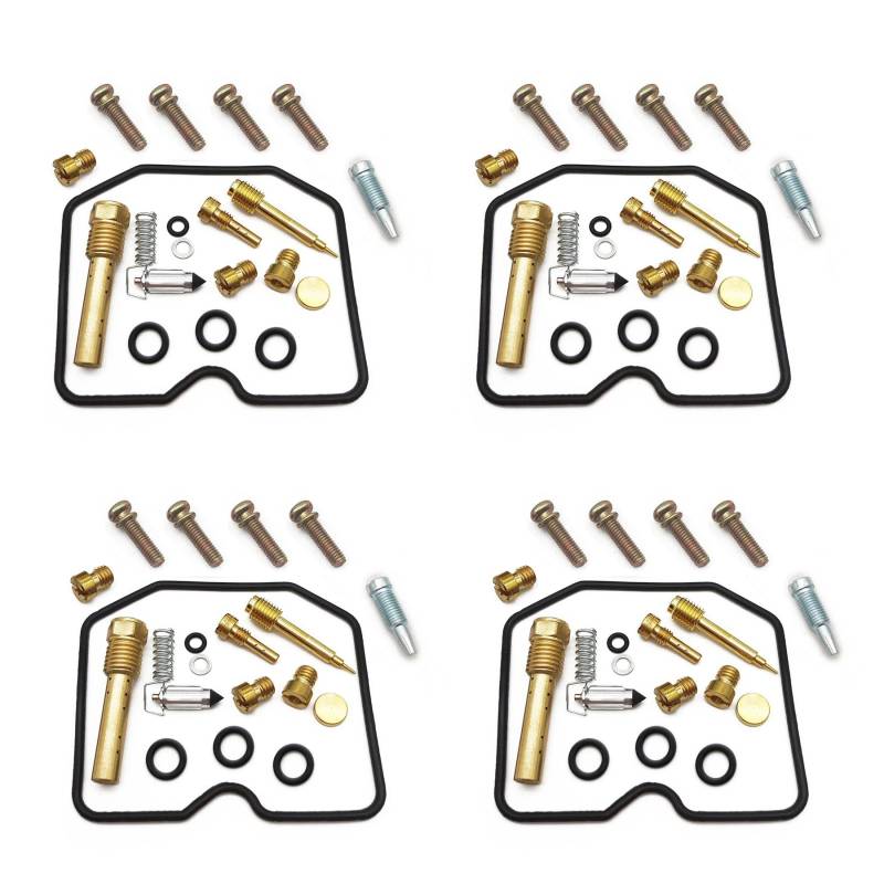 Vergaser-Reparatursatz, Nadelventildichtung, Luftschraube mit Vakuummembran, kompatibel mit GSF600S Bandit 1996–2003 GSF 600S 600 GSF600 S (Gold) von PTKPLGMFVF