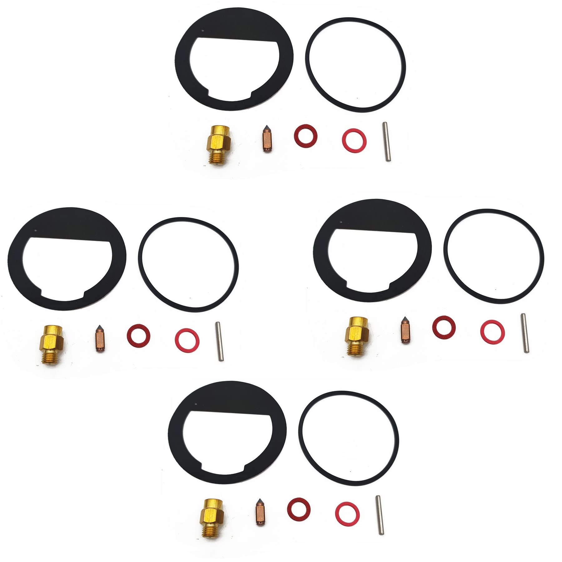 Vergaser-Reparatursatz, Nadelventildichtung für Kohler K90 K91 K141 K160 K161 K181 K191 K241 K301 K321 K330 K331 K341 (4 Sets) von PTKPLGMFVF