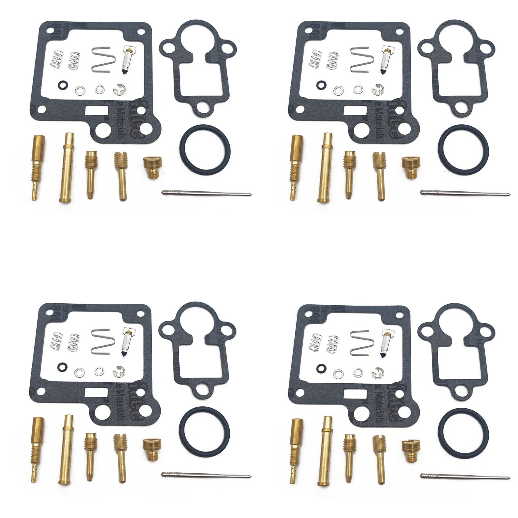 Vergaser-Reparatursatz, Vergaser-Umbau für Yamaha Badger 80 YFM80 1992-2001 Raptor 80 YFM80R YFM80W 2002-2008 YFM 80 R W (4 Sets) von PTKPLGMFVF