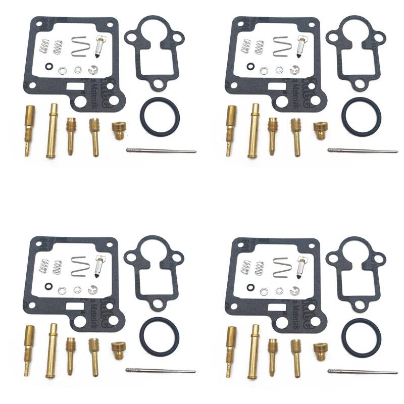 Vergaser-Reparatursatz, Vergaser-Umbau für Yamaha Badger 80 YFM80 1992-2001 Raptor 80 YFM80R YFM80W 2002-2008 YFM 80 R W (4 Sets) von PTKPLGMFVF