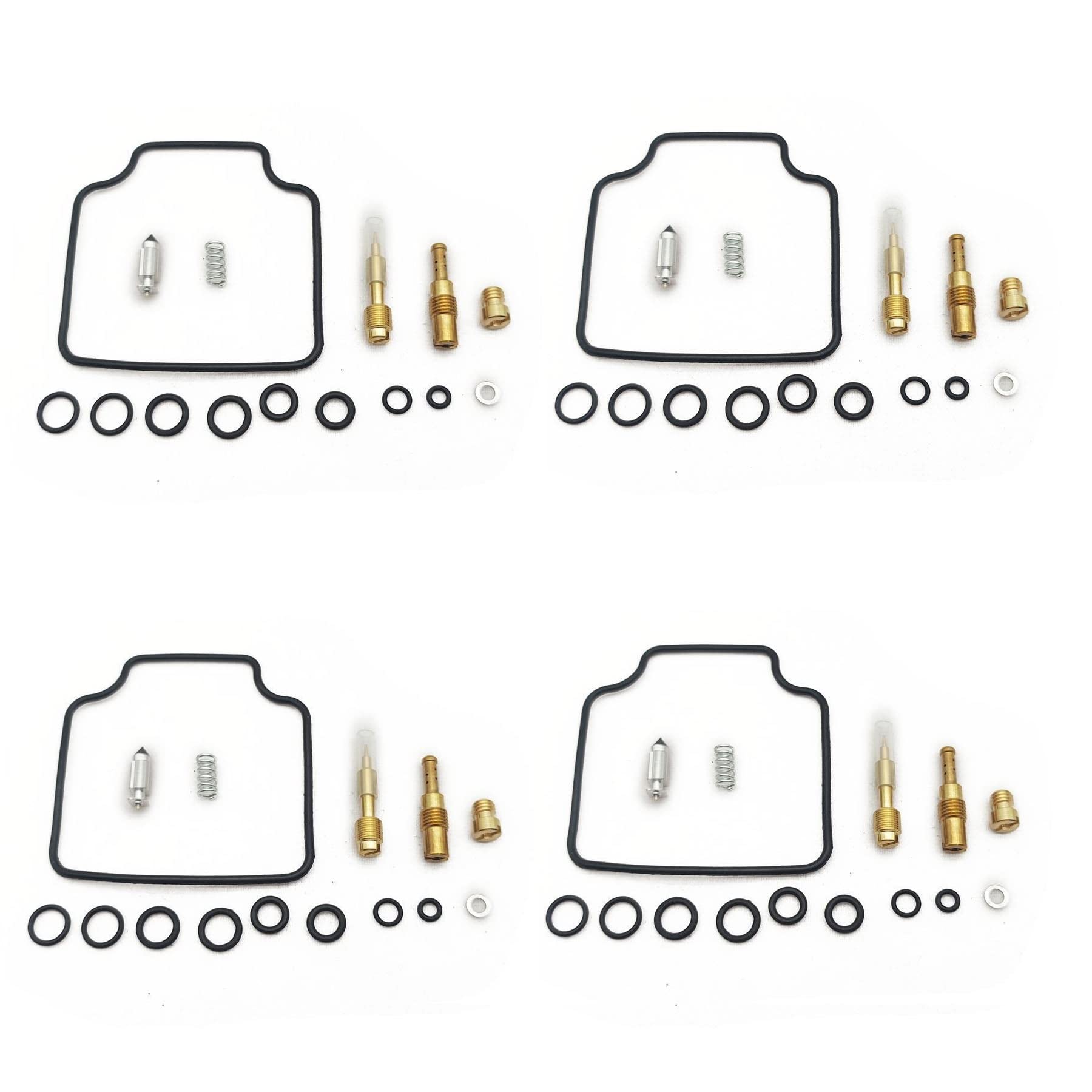 Vergaser-Reparatursatz, kompatibel mit CB750 Nighthawk CBX750F CB450S CBX550 CBX750 CBX650 CB450 RC17 RC13 RC382 RC42 (4 Sets A) von PTKPLGMFVF