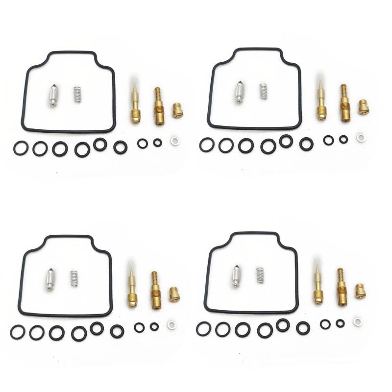 Vergaser-Reparatursatz, kompatibel mit CB750 Nighthawk CBX750F CB450S CBX550 CBX750 CBX650 CB450 RC17 RC13 RC382 RC42 (4 Sets A) von PTKPLGMFVF