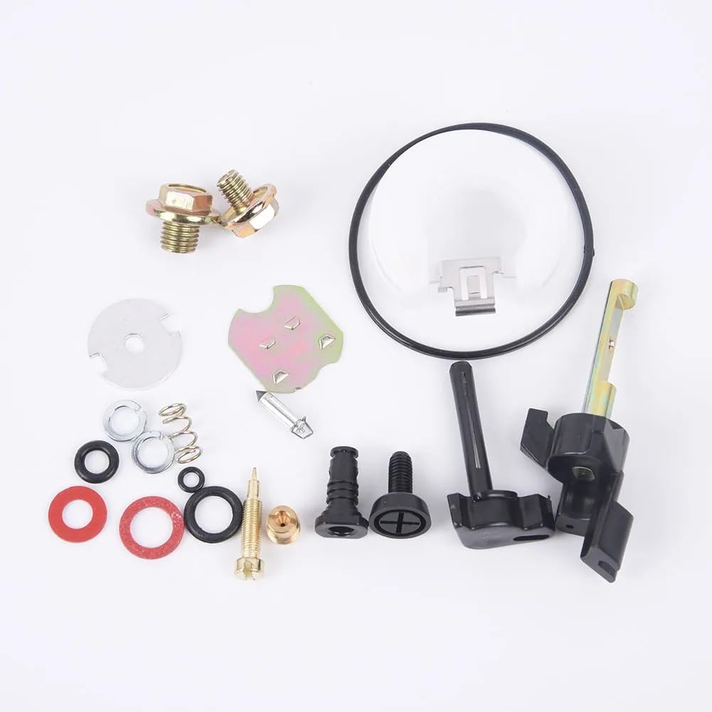 Vergaser-Reparatursatz, kompatibel mit GX120, GX160, GX200, Motor, Carby, Vergaser-Set, Teil, Metall, Reparaturset, Zubehör Vergaser-Reparatursatz, kompatibel mit GX120, GX160, GX200, Motor, Carby, Vergaser-Set, Teil, Metall, Reparaturset, Zubehör von PTKPLGMFVF