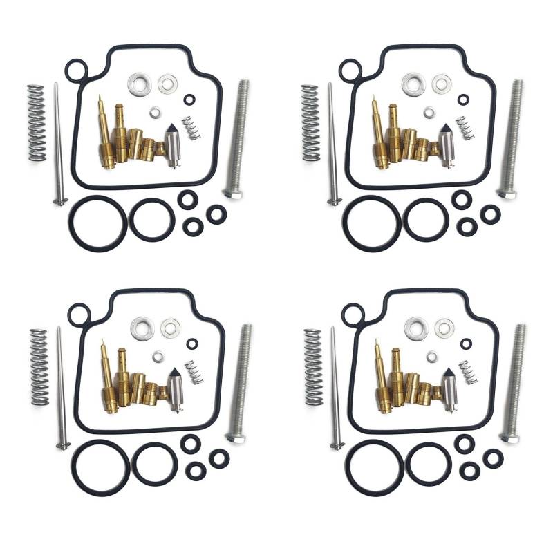 Vergaser-Reparatursatz, schwimmende Nadel-Dichtung, Luftschraube für Honda TRX500 Foreman Rubicon TRX500FA TRX500 TRX 500 FA 2001–2004 (4 Stück) von PTKPLGMFVF