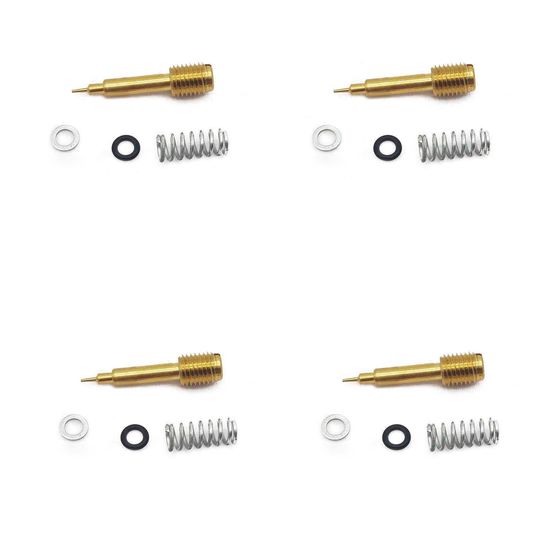 Vergaser-Reparatursatz, schwimmende Nadel-Dichtung mit Kolben Vakuummembran, kompatibel mit ZZR400 ZX400 1990–2006 ZZR ZX 400 (Elfenbein) von PTKPLGMFVF