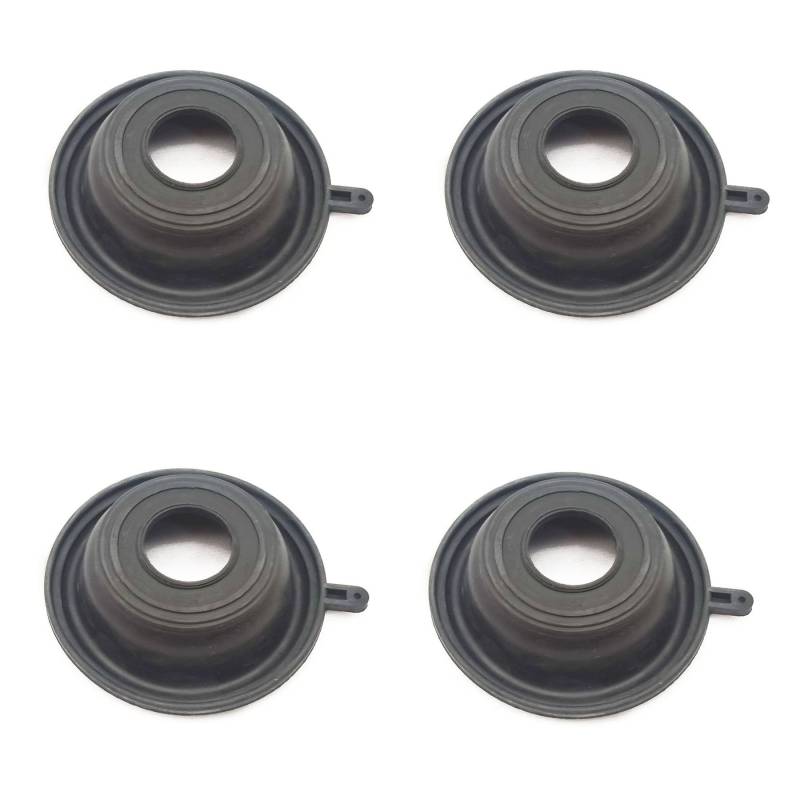 Vergaser-Reparatursatz, schwimmende Nadel-Dichtung mit Kolben Vakuummembran, kompatibel mit ZZR400 ZX400 1990–2006 ZZR ZX 400 (Rotbraun) von PTKPLGMFVF