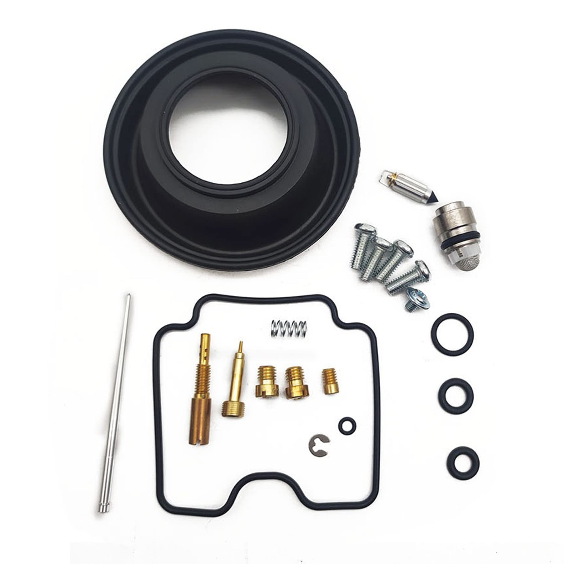 Vergaser Reparatursatz Kolben Vakuum Membran Nadel Ventil Dichtung Luftschraube für Suzuki DRZ400S DRZ400SM DRZ400 DRZ 400 S SM (1 Set) von PTKPLGMFVF