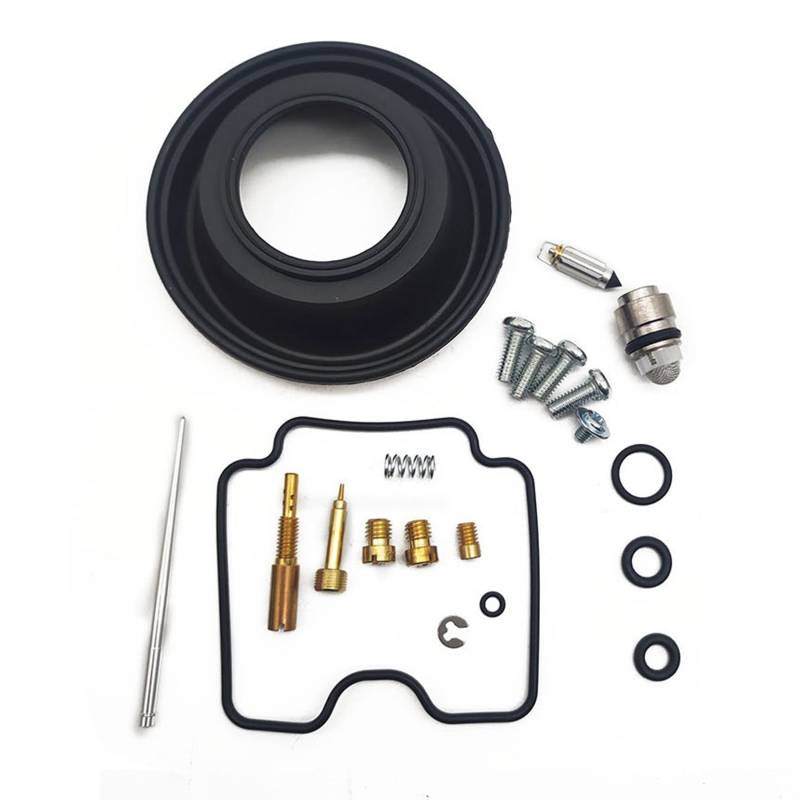 Vergaser Reparatursatz Kolben Vakuum Membran Nadel Ventil Dichtung Luftschraube für Suzuki DRZ400S DRZ400SM DRZ400 DRZ 400 S SM (1 Set) von PTKPLGMFVF