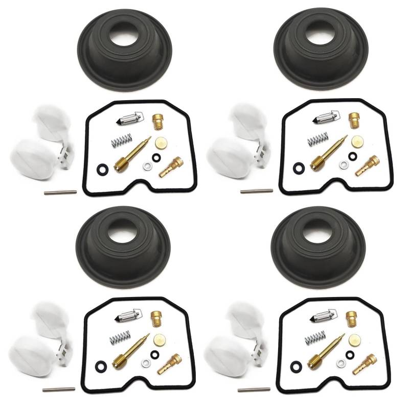 Vergaser Reparatursatz Schwimmende Nadel Dichtung für Kawasaki EX500 EX500A GPZ500S GPZ500 Ninja 500R EX 500 GPZ 500 von PTKPLGMFVF