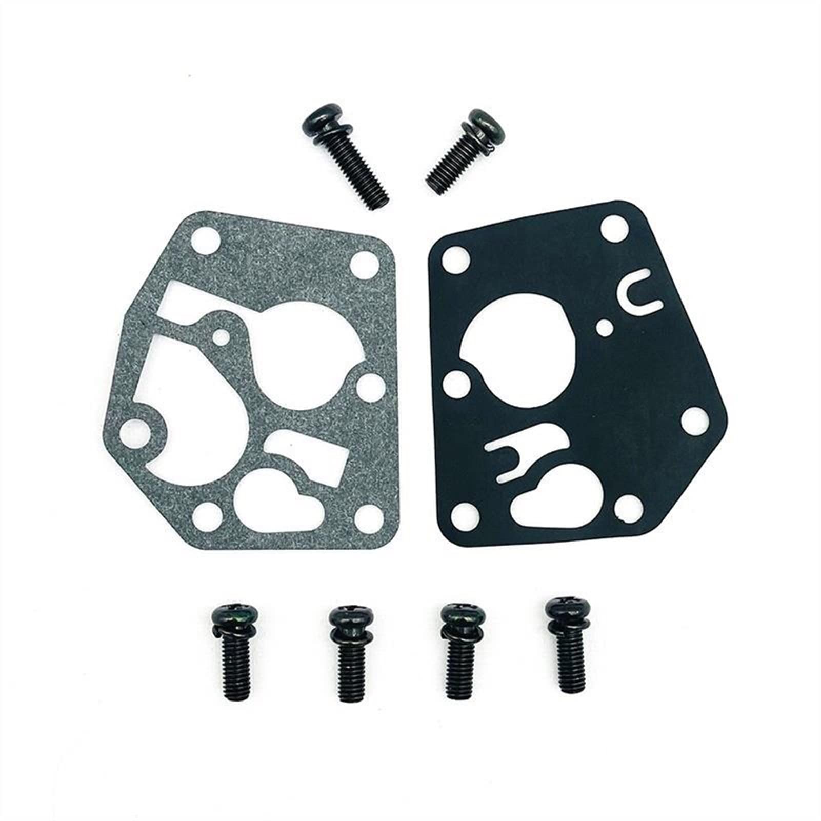 Vergaser-Reparatursatz für Briggs & Stratton 498809 498809A 497619 494406 Schwimmerschalendichtung Membranschrauben Umbauteile (1 Set) von PTKPLGMFVF