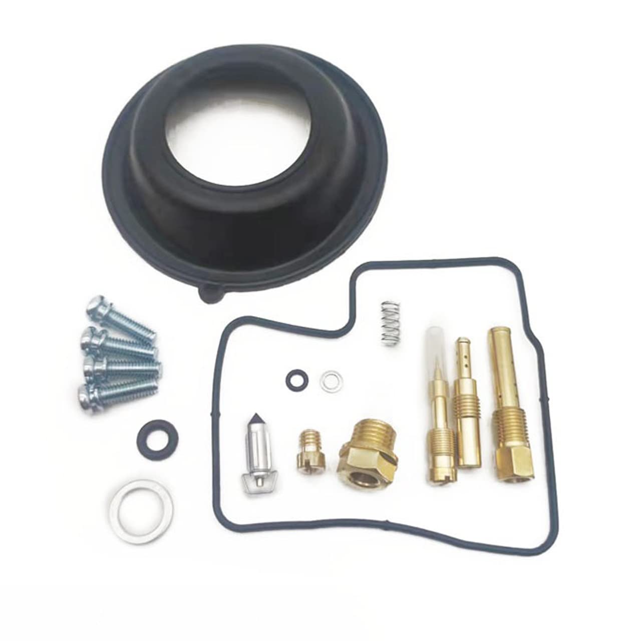 Vergaser-Reparatursatz für Honda Shadow 500 VT500C 83-85 VT 500 VT500 C 500C Kraftstoffsystem schwimmende Nadeldichtung Vakuummembran (1 Set) von PTKPLGMFVF