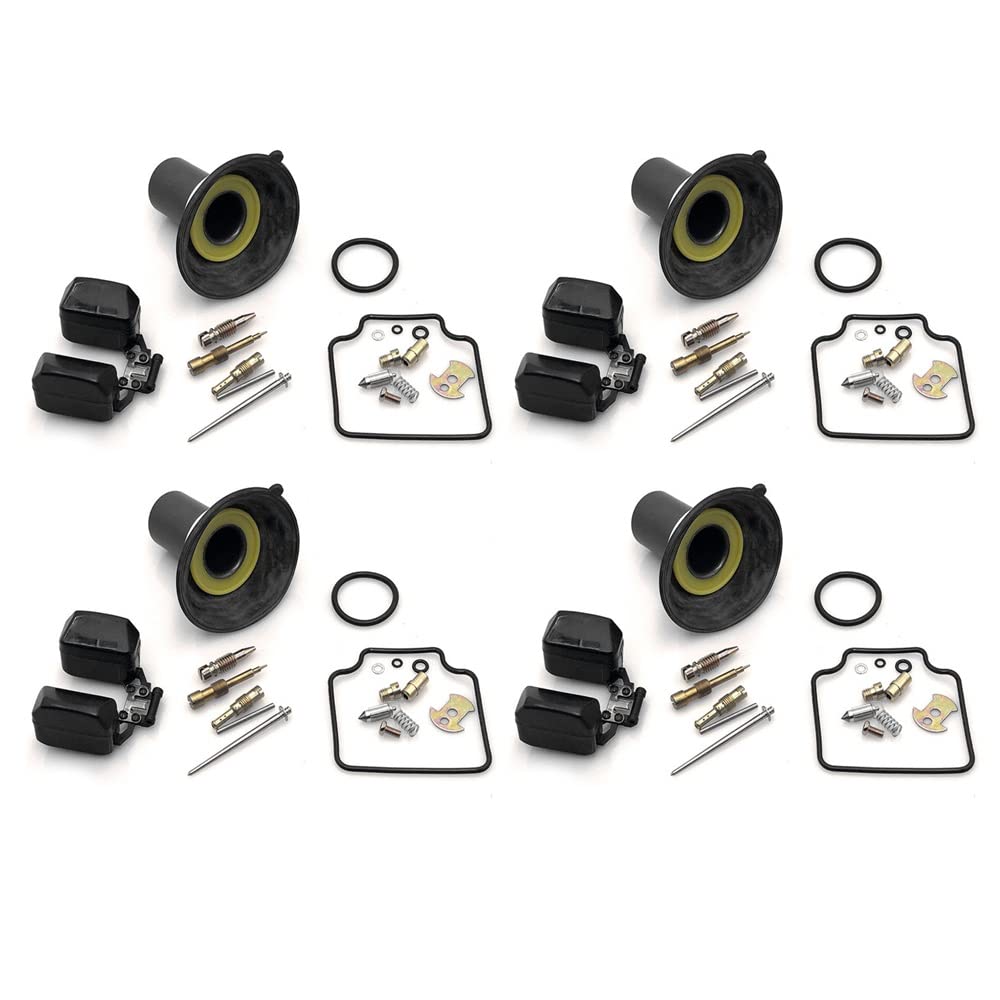 Vergaser-Reparatursatz für Motorräder, Roller, GY6, 125 cc, 150 cc, PD24, 24 mm, Gleitstück mit Schwimmerkolben, Umbauteile (4 Set) von PTKPLGMFVF