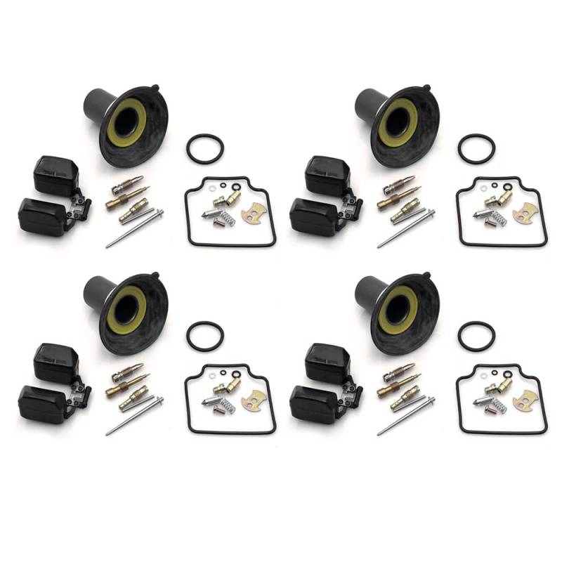 Vergaser-Reparatursatz für Motorräder, Roller, GY6, 125 cc, 150 cc, PD24, 24 mm, Gleitstück mit Schwimmerkolben, Umbauteile (4 Set) von PTKPLGMFVF