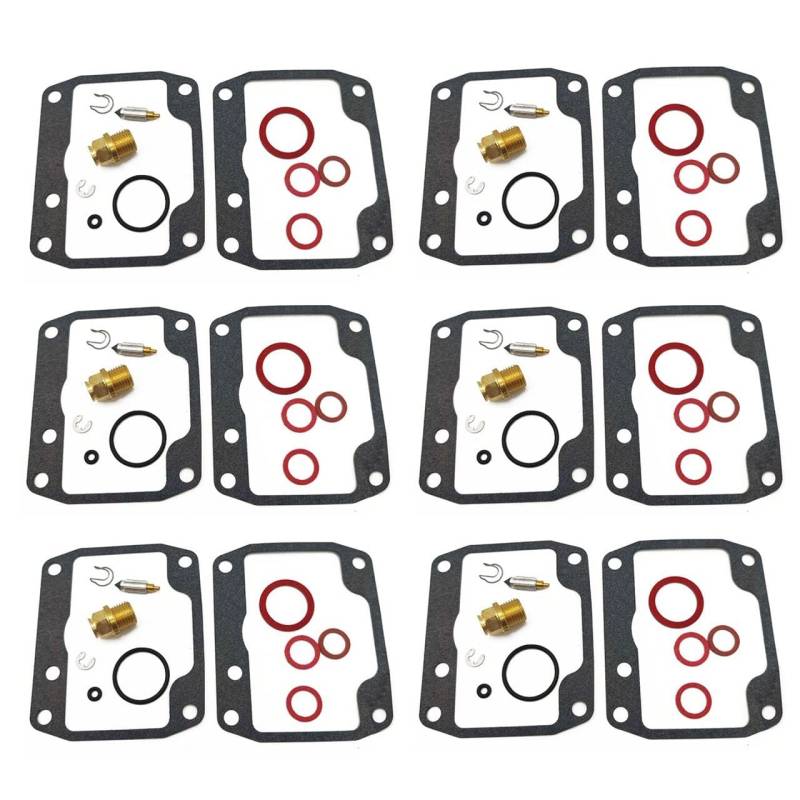 Vergaser-Reparatursatz für SPI Mikuni Aluminium VM36 VM38 (36 mm 38 mm Vergaser) SM-07080 (6 Sets) von PTKPLGMFVF