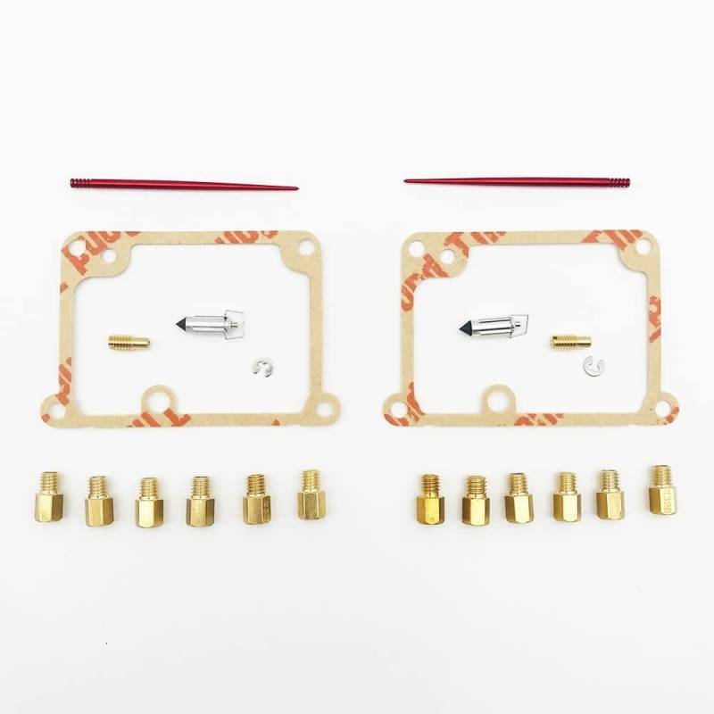 Vergaser-Reparaturset, Ersatzteile für 350 Full Jet Kit, 12 Hauptdüsen, 2 Piloten, 2 Nadeln (1 Set) von PTKPLGMFVF