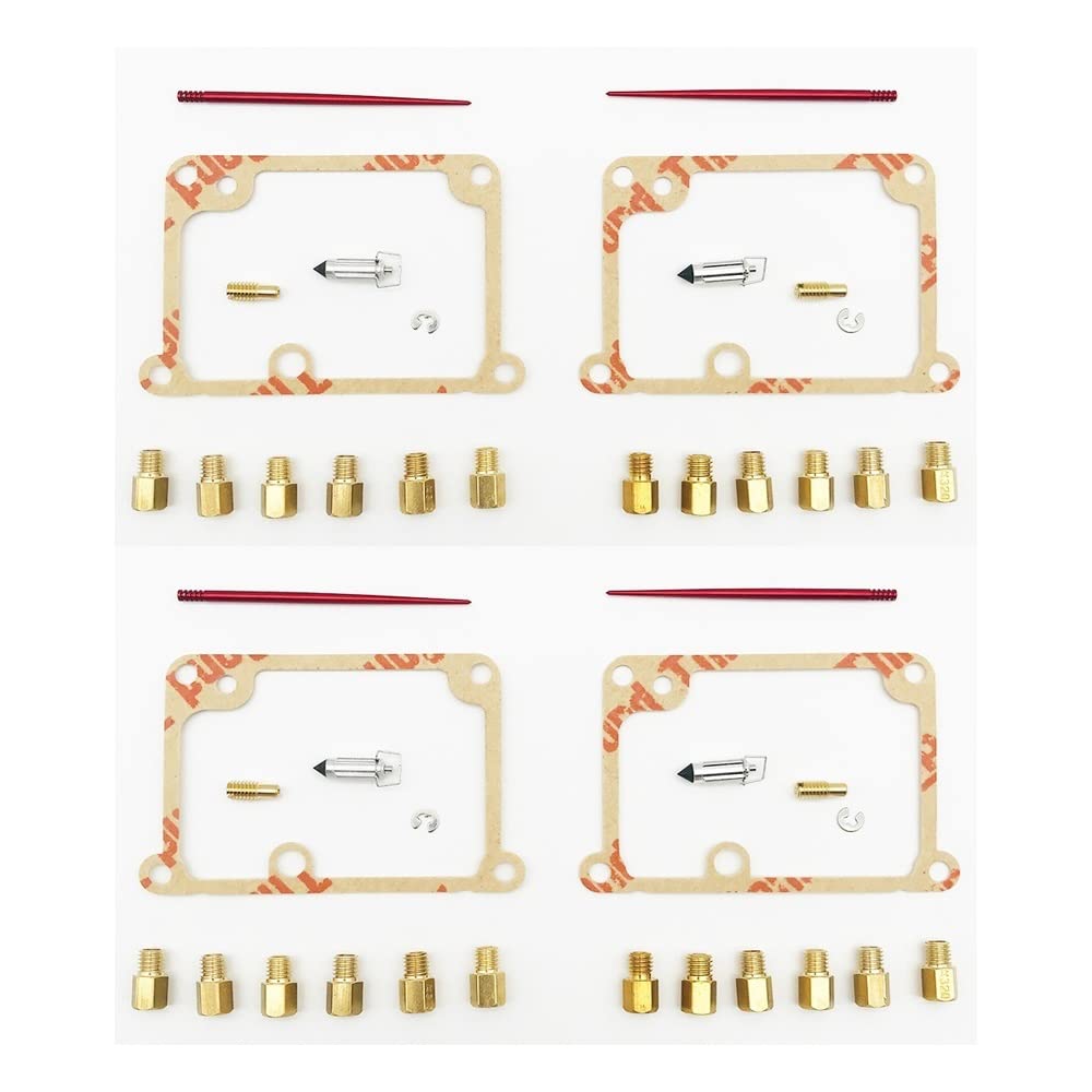Vergaser-Reparaturset, Ersatzteile für 350 Full Jet Kit, 12 Hauptdüsen, 2 Piloten, 2 Nadeln (2 Set) von PTKPLGMFVF