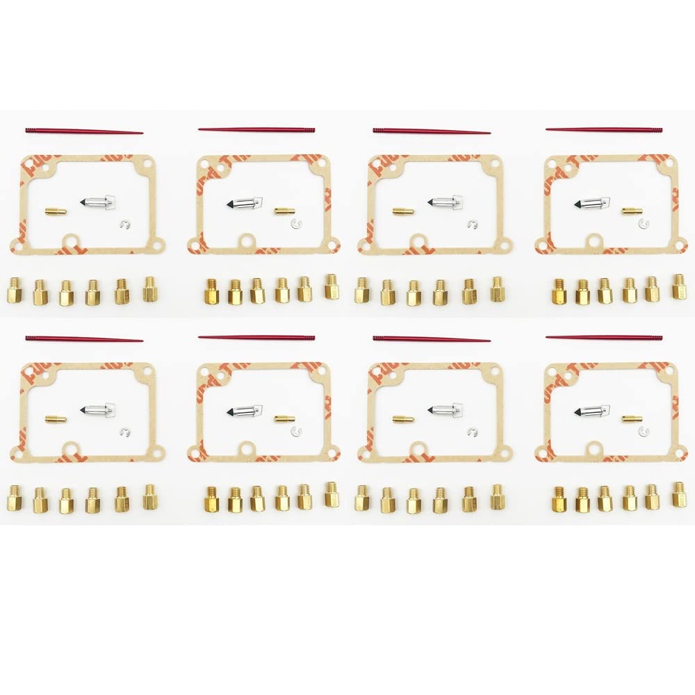 Vergaser-Reparaturset, Ersatzteile für 350 Full Jet Kit, 12 Hauptdüsen, 2 Piloten, 2 Nadeln (4 Set) von PTKPLGMFVF
