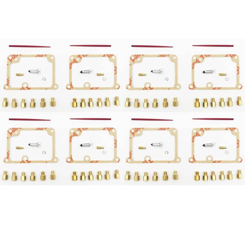 Vergaser-Reparaturset, Ersatzteile für 350 Full Jet Kit, 12 Hauptdüsen, 2 Piloten, 2 Nadeln (4 Set) von PTKPLGMFVF