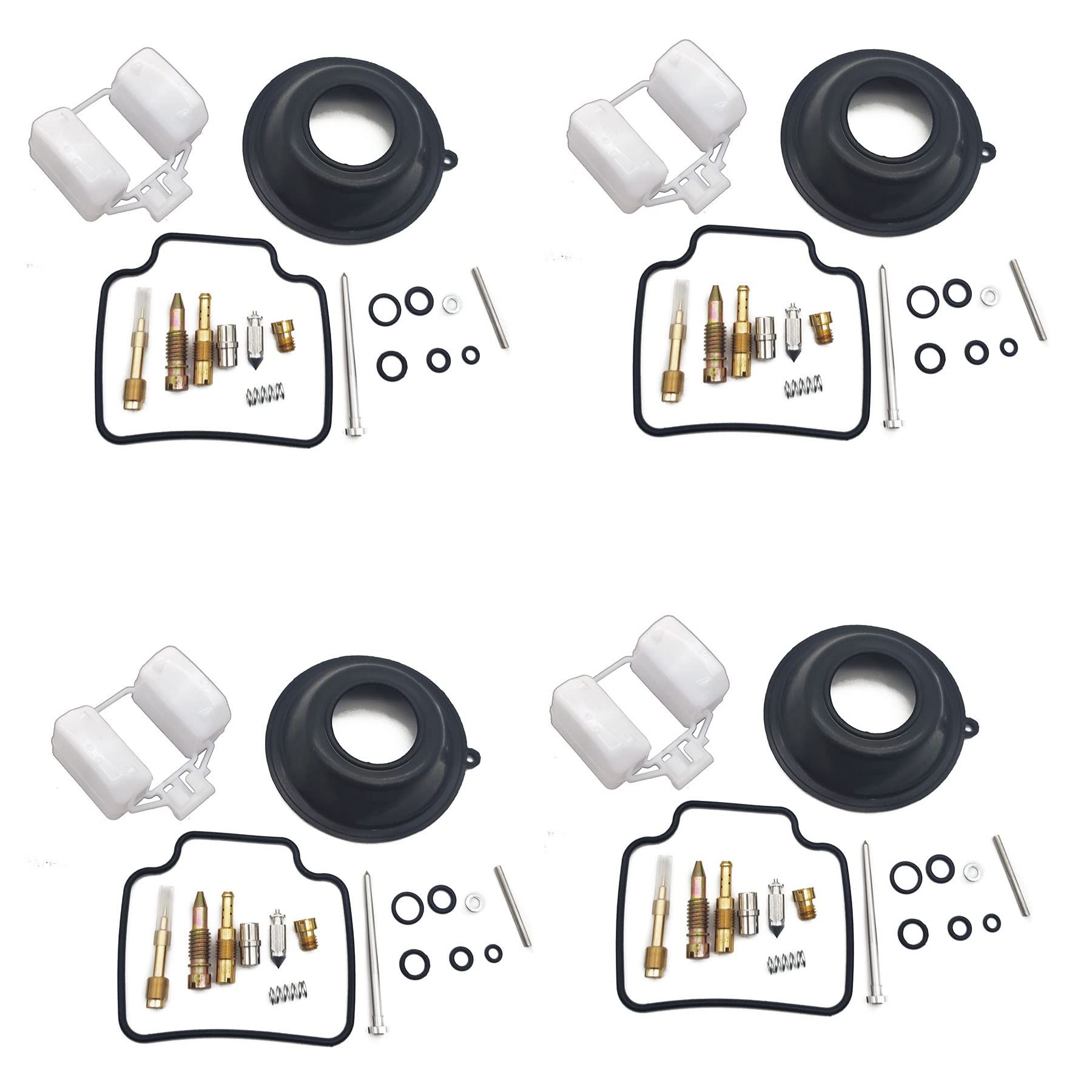Vergaser-Reparaturset, Konfigurieren Sie Vakuummembran und Schwimmer für NC36 CB400FOUR (4 Sets) von PTKPLGMFVF