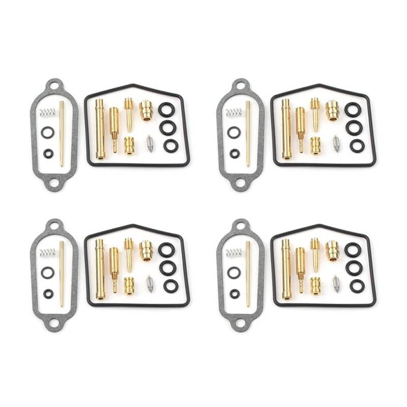 Vergaser-Reparaturset, kompatibel mit CB350F 1972–1974 CB 350F (4 Set) von PTKPLGMFVF