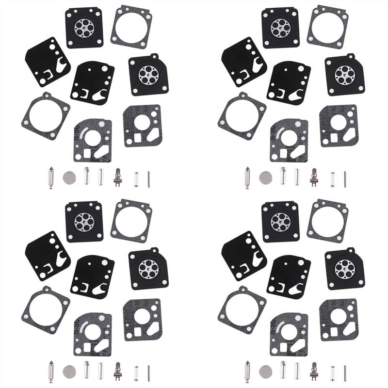 Vergaserdichtungs-Membran-Reparatur-Set für RB-29 26 cc 30 cc Vergaser-Gebläse-Trimmer, Ersatzteile (4 Set), 15 Stück von PTKPLGMFVF