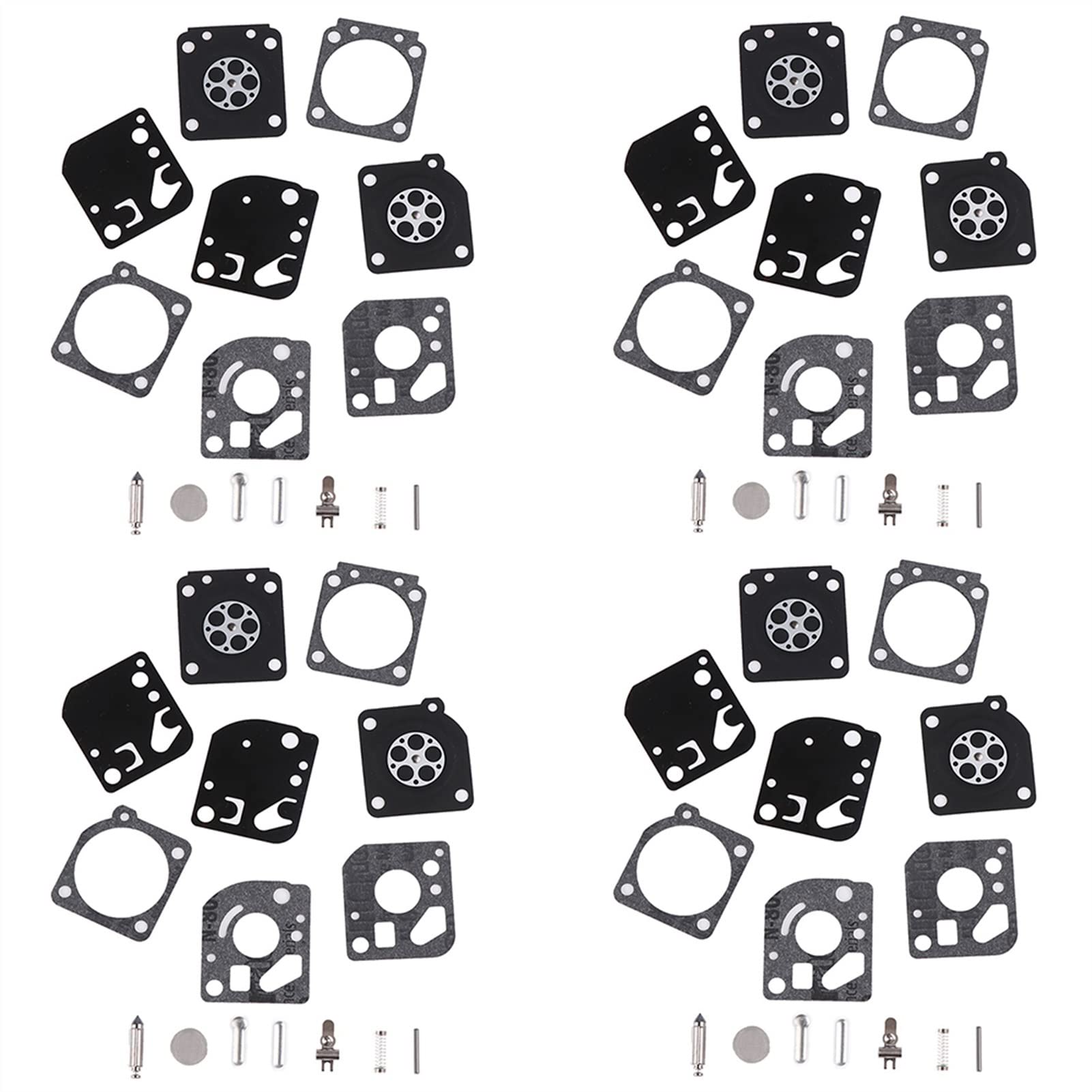 Vergaserdichtungs-Membran-Reparatur-Set für RB-29 26 cc 30 cc Vergaser-Gebläse-Trimmer, Ersatzteile (4 Set), 15 Stück von PTKPLGMFVF
